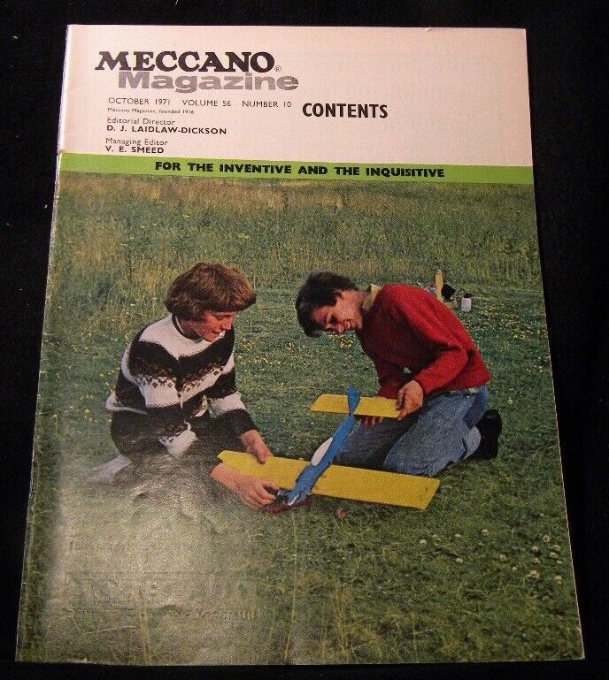Affiche De Porte Meccano 1971 – 30x40 Cm – Publicité Magasin Vintage