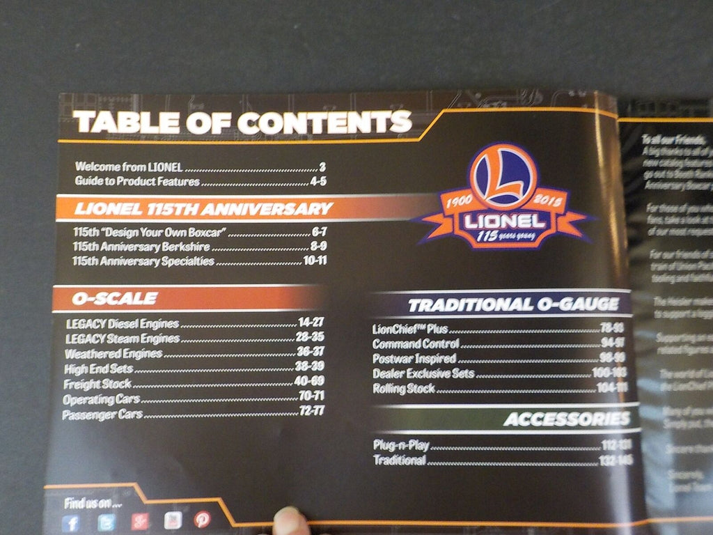 Lionel Train Catalog 2015 Volume 2 RailroadTreasures