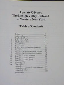 Upstate Odyssey Lehigh Valley Railroad in Western New York by Mary Dann 1997 SC