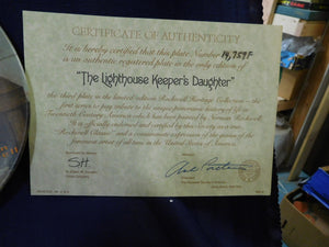 Norman Rockwell The Lighthouse Keepers Daughter Rockwell Heritage Collection
