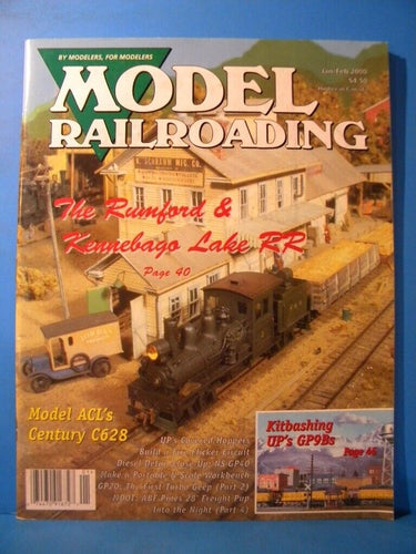 Model Railroading 2000 January February BN GP20 ACL Century C628 UP Covered Hop
