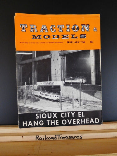 Traction & Models 1966 February Sioux City EL Hodiamont Line Wire frogs