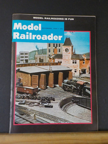Model Railroader Magazine 1969 November Reduced-depth structure for atmosphere