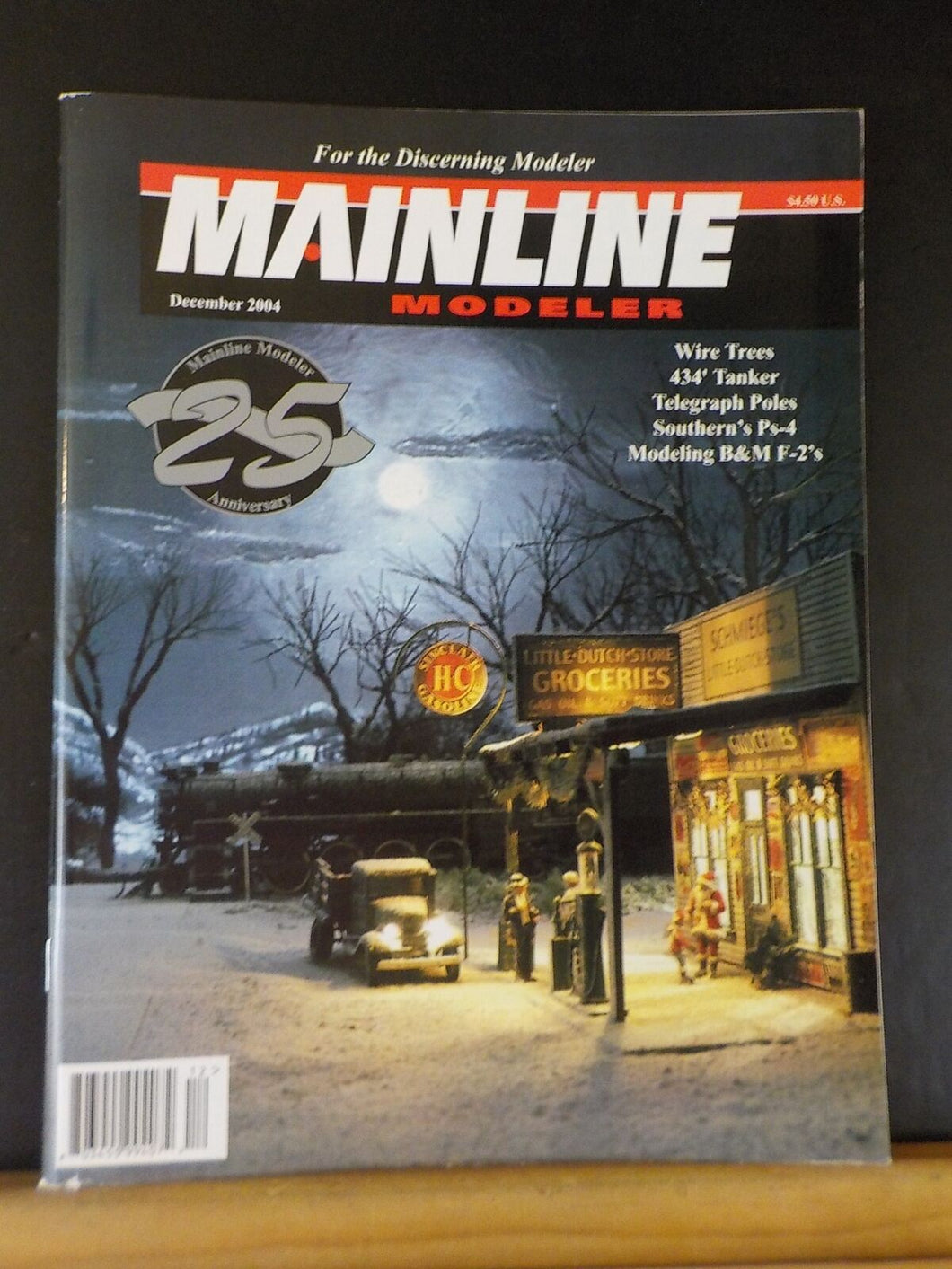 Mainline Modeler 2004 December Wire trees Telegraph poles Southern Ps-4 2 bay ho