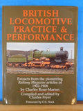 British Locomotive Practice & Performance compiled /edited by Charles Fryer w/DJ