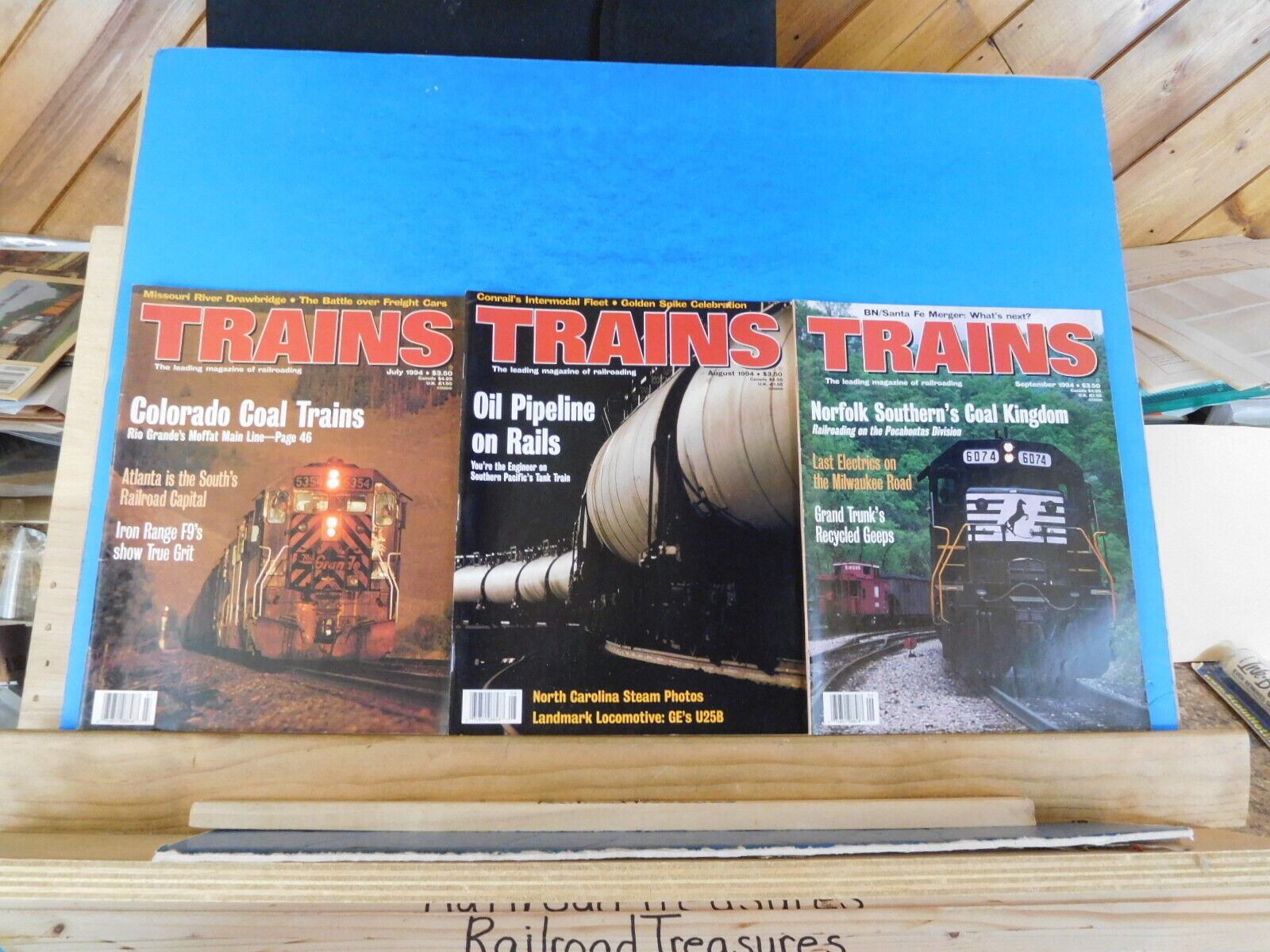 1994 Train Trains Magazine Complete Year 1994 12 issues – RailroadTreasures