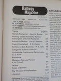 Railway Magazine 1980 February Norfolk Postscript Rainhill in Motion