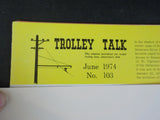Trolley Talk #103 1974 June Brill’s bridge cars. Steel passenger cars design & l