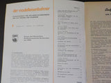 Der Modelleisenbahner 1972 Januar Trade journal for model railroaders