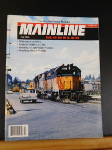 Mainline Modeler 2002 July C&NW Wisconsin Station Fisher Body Detailing diecast