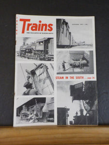 Trains Magazine 1957 September Steam in the South Gainesville Midland Colorado M