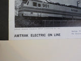 Wheel Clicks 1976 January Pacific Railroad Society Amtrak Electric on Line