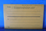 C&O B&O Form X-35 Rev 11-71 From To Via  Forms 2 packets