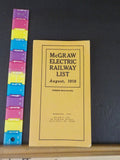 McGraw Electric Railway List 1918 reprint