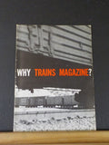 Trains Magazine Why Trains Magazine Fall 1960