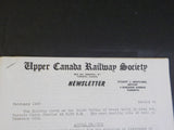 Upper Canada Railway Society Newsletter #85 February 1953 Toronto-Montreal truck