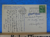 Postcard North Station Boston, MA 1946 Mrs Herbert Paynes