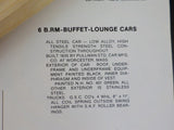 Diagram New Haven Stainless Steel Sheathed 6 B.RM-Buffet-Lounge Cars
