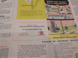 Map PTC Street and & Transit Map of Philadelphia #18 1966 REPRINTED