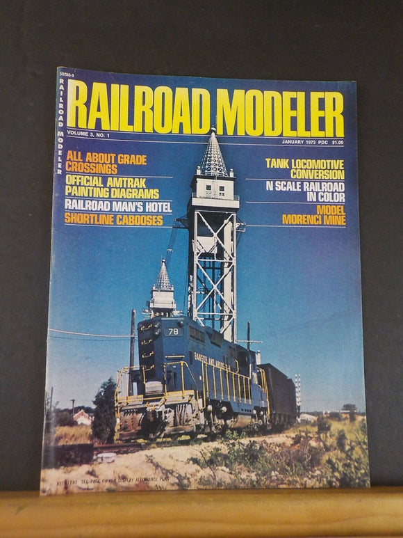 Railroad Modeler 1973 January Grade crossings RR Man's hotel