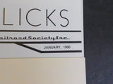 Wheel Clicks 1990 January Pacific Railroad Society In Search of Steam, 1987