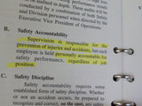Norfolk Southern Safety and General Conduct Rules 1989 1990