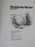 Design For Steam 1830 - 1960 By Brian Haresnape Dust Jacket 1981 edition 176 pag