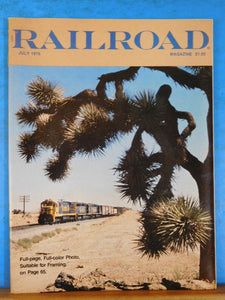 Railroad Magazine 1976 July DRG&W locos Old Colorado Midland Steam Power Date na