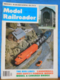 Model Railroader Magazine 1977 April Model a covered bridge Bud Lines Cannonball