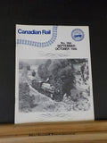 Canadian Rail #394 September October 1986 Railway school cars and education in N