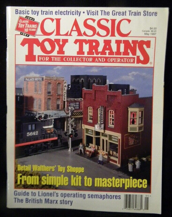 Classic Toy Trains 1997 May Basic toy train electricity Operating semaphores