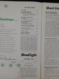 New York Central Headlight Employee Magazine 1962 December Staining