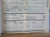 Amtrak Public Timteable Lot of 5 National  Timetables 1980-1987