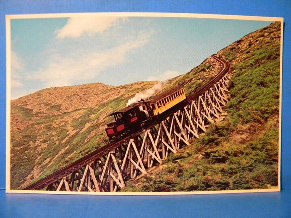 Postcard Famous Cog Railway Mt. Washington, New Hamphire 03589