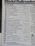 Model Railroader Magazine 1986 December Model tri level auto rack car Projects f