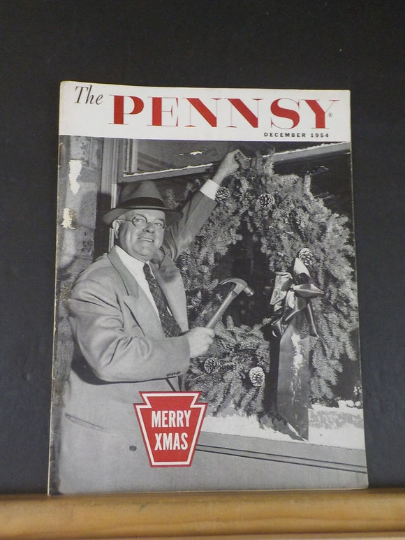 Pennsy Employee Magazine, The 1954 December Darn Fine Railroader Steel Mill for