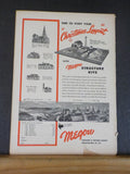 Model Craftsman RMC 1944 December Railroad station Interurban trolley Radio cont
