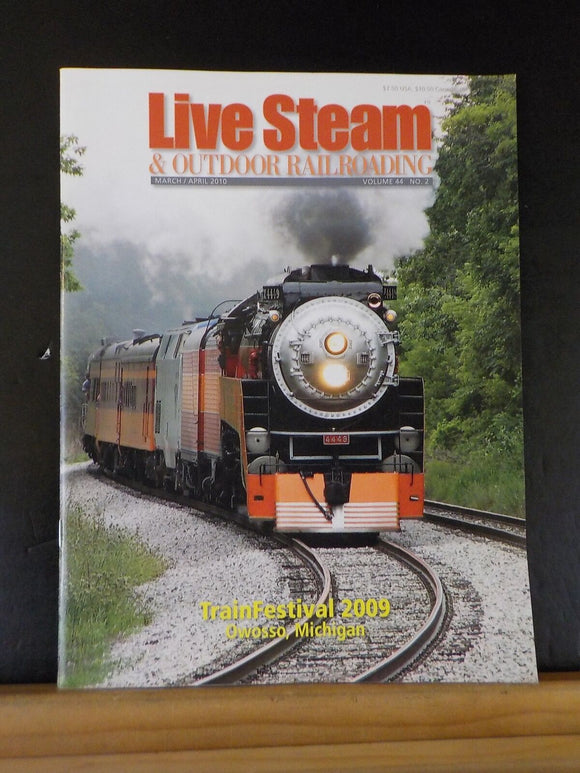 Live Steam Gc Live Steam Magazine 2010 March April & Outdoor Railroading Steam engin ...