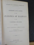 Statistics of Railways in the United States 1906 w/map   Hard cover