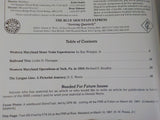 Blue Mountain Express 1996 Fall and Winter Western Maryland Railway Historical S