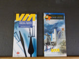 VIA Timetable Lot of 17 1987-1998 Various Dates  National System time tables