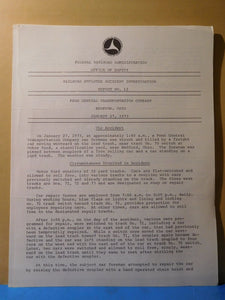 Railroad EMPLOYEE Accident Investigation Report #12 Penn Central Transport Co