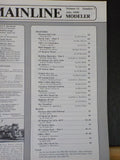 Mainline Modeler 1990 July Monatan rail link painting guide NPK 2-8-4 B&M Baggag