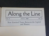 Along the Line 1929 July New York New Haven & Hartford Employee Magazine