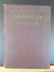 Motorship Yearbook 4th Edition 1926 Standard reference oil engines Motorvessils