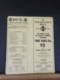 Atchison Topeka & Santa Fe Ry Co Coast Lines Los Angeles & LA Terminal  Div #15