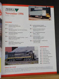 Model Railroading 1996 November Southern U33C Snowplows CN CP Shorties NS Freigh