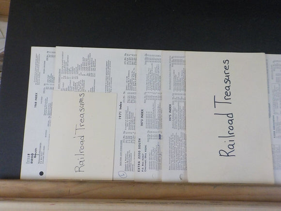 Extra 2200 South Index Lot 1968-1975