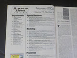 Railroad Model Craftsman Magazine 2003 February Model HO Freighthouse C&NW Caboo