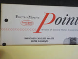 EMD Pointers 1961 September 18 Improved cageless cageless waste filter elements